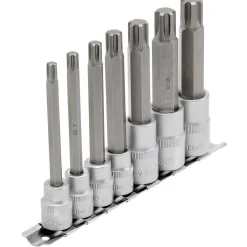 Draper Expert Ribe® Socket Bit Set, 3/8" & 1/2" Sq. Dr. (7 Piece)
