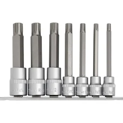 Draper Expert Ribe® Socket Bit Set, 3/8" & 1/2" Sq. Dr. (7 Piece)