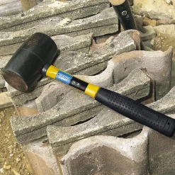 Draper Expert Rubber Mallet with Fibreglass Shaft, 680g/24oz
