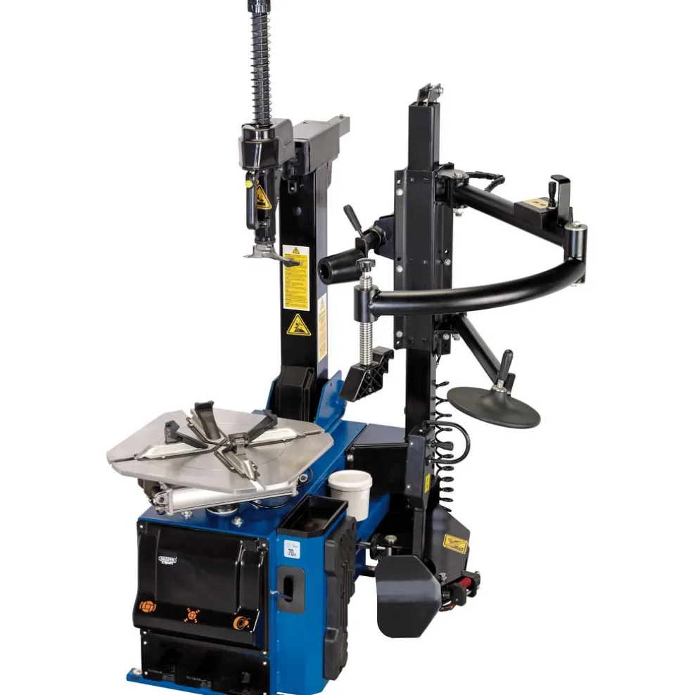 Draper Expert Semi Automatic Tyre Changer with Assist Arm