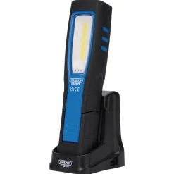 Draper Expert SMD LED USB Rechargeable Inspection Light with Charging Station, 5W, 600 Lumens, USB-C Cable Supplied