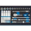 Draper Expert Socket Set in 1/4 Drawer EVA Insert Tray, 1/4"(32 Piece)