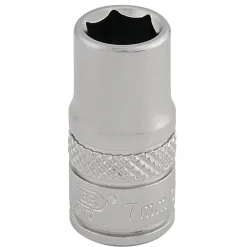 Draper Expert Socket, 1/4" Sq. Dr., 7mm