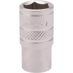 Draper Expert Socket, 1/4" Sq. Dr., 9mm