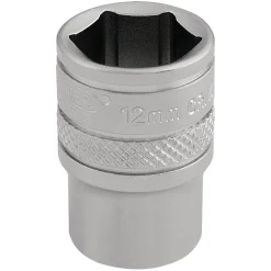 Draper Expert Socket, 1/4" Sq. Dr., 12mm
