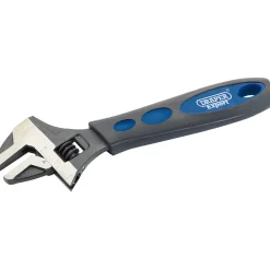 Draper Expert Soft Grip Crescent-Type Adjustable Wrench, 150mm, 19mm