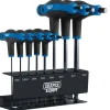 Draper Expert Soft Grip Metric Hex & Ball End T-Handle Key Set (8 Piece)
