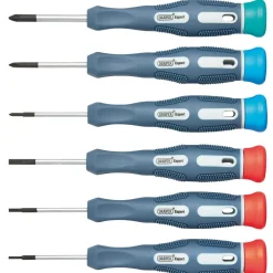 Draper Expert Soft Grip Precision Screwdriver Set (6 Piece)