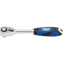 Draper Expert Soft Grip Reversible Ratchet, 1/4