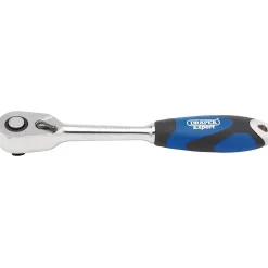 Draper Expert Soft Grip Reversible Ratchet, 3/8" Sq. Dr., 72 Tooth