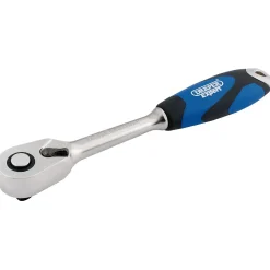 Draper Expert Soft Grip Reversible Ratchet, 3/8" Sq. Dr., 72 Tooth