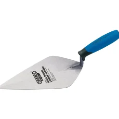 Draper Expert Soft Grip Stainless Steel London Pattern Brick Trowel, 275mm
