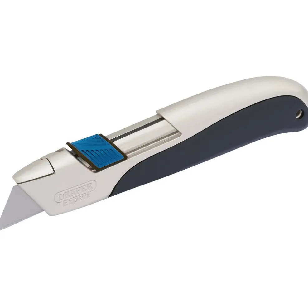 Draper Expert Soft Grip Trimming Knife with 'Safe Blade Retractor' Feature