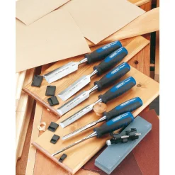 Draper Expert Soft Grip Wood Chisel Kit, 140mm (8 Piece)