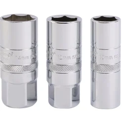 Draper Expert Spark Plug Socket Set, 1/2" Sq. Dr. (3 Piece)