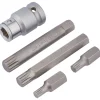 Draper Expert Spline Bit Set, 1/2" Sq. Dr. (5 Piece)
