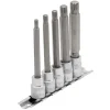 Draper Expert Spline Socket Bit Set, 3/8" Sq. Dr. (5 Piece)
