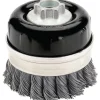 Draper Expert Steel Twist Knot Wire Cup Brush, 80mm, M14