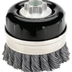 Draper Expert Steel Twist Knot Wire Cup Brush, 80mm, M14