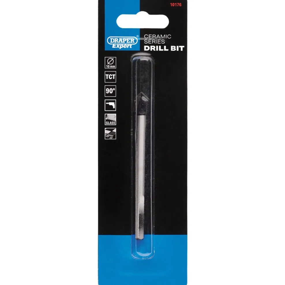 Draper Expert TCT Ceramic Drill Bit, 10mm x 90mm