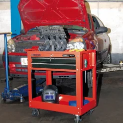 Draper Expert 2 Tier Tool Trolley with Two Drawers