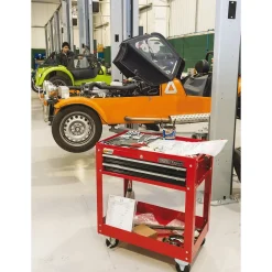 Draper Expert 2 Tier Tool Trolley with Two Drawers