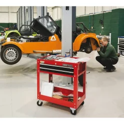 Draper Expert 2 Tier Tool Trolley with Two Drawers