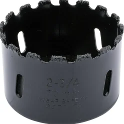 Draper Expert Tungsten Carbide Grit Hole Saw, 70mm