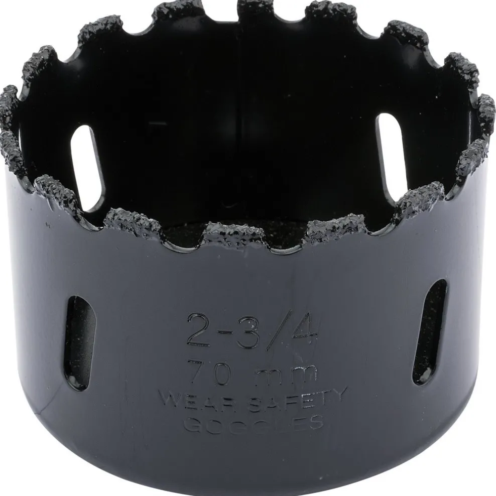 Draper Expert Tungsten Carbide Grit Hole Saw, 70mm