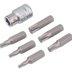 Draper Expert TX-STAR® Bit and Bit Holder Set, 3/8" Sq. Dr. (7 Piece)