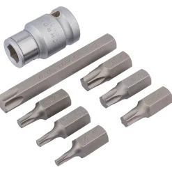 Draper Expert TX-STAR® Bit Set, 1/2" Sq. Dr. (8 Piece)