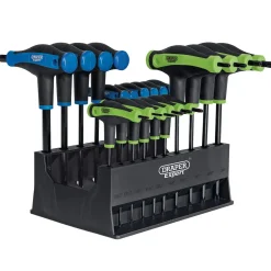 Draper Expert TX-STAR® & Hex Soft Grip Metric T-Handle Key Set (20 Piece)