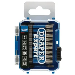 Draper Expert TX-STAR® Impact Screwdriver Bits, T20 x 50mm, 1/4" Hex (Pack of 20)