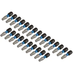 Draper Expert TX-STAR® Impact Screwdriver Bits, T25 x 25mm, 1/4" Hex (Pack of 25)