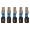 Draper Expert TX-STAR® Impact Screwdriver Bits, T27 x 25mm, 1/4" Hex (Pack of 5)