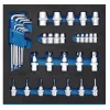 Draper Expert TX-STAR® Screwdriver Insert Bits and Keys in 1/2 Drawer EVA Insert Tray (35 Piece)
