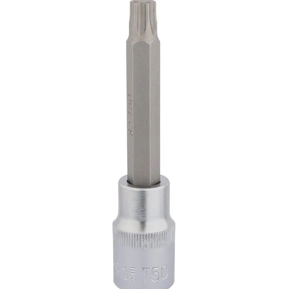 Draper Expert TX-STAR® Socket Bit, 1/2" Sq. Dr., T50 x 100mm