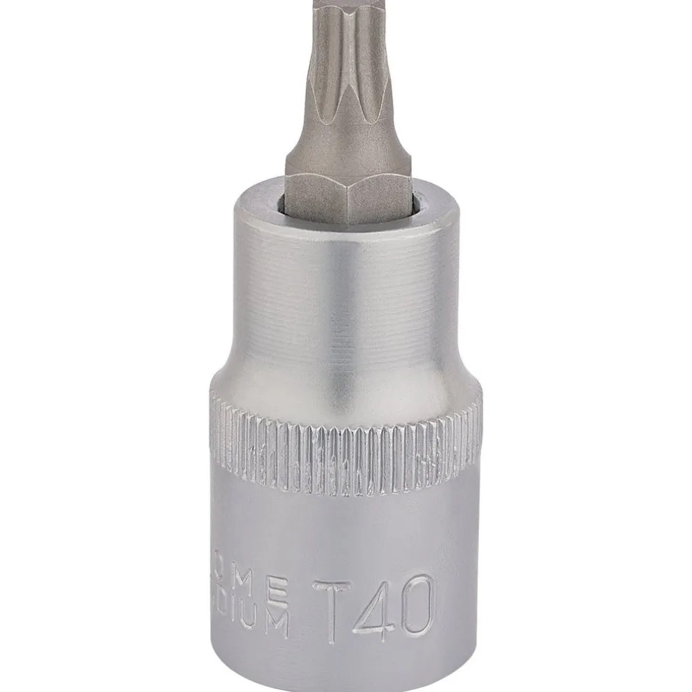 Draper Expert TX-STAR® Socket Bit, 1/2" Sq. Dr., T40 x 55mm