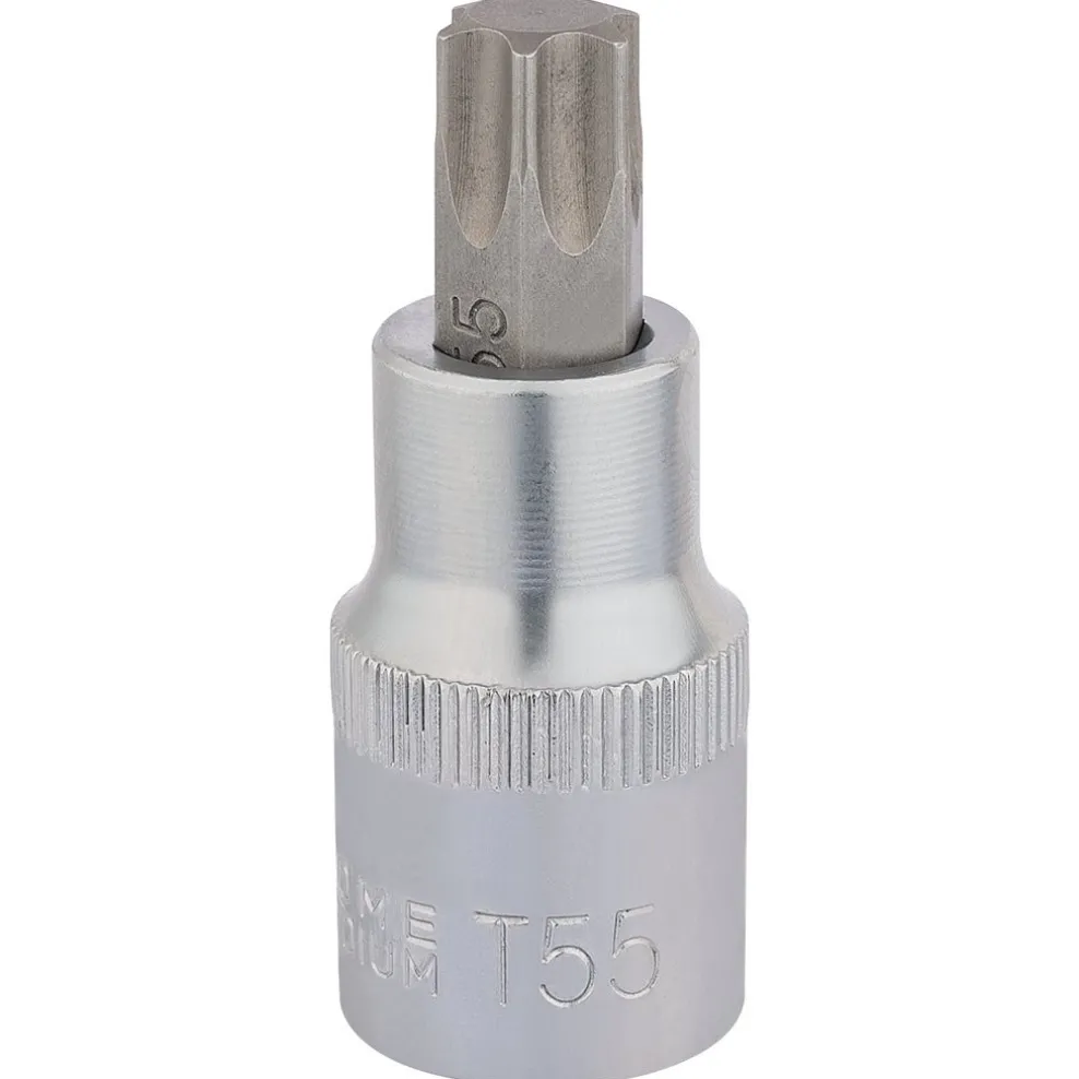 Draper Expert TX-STAR® Socket Bit, 1/2" Sq. Dr., T55 x 55mm