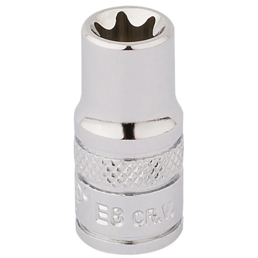 Draper Expert TX-STAR® Socket, 1/4" Sq. Dr., E8