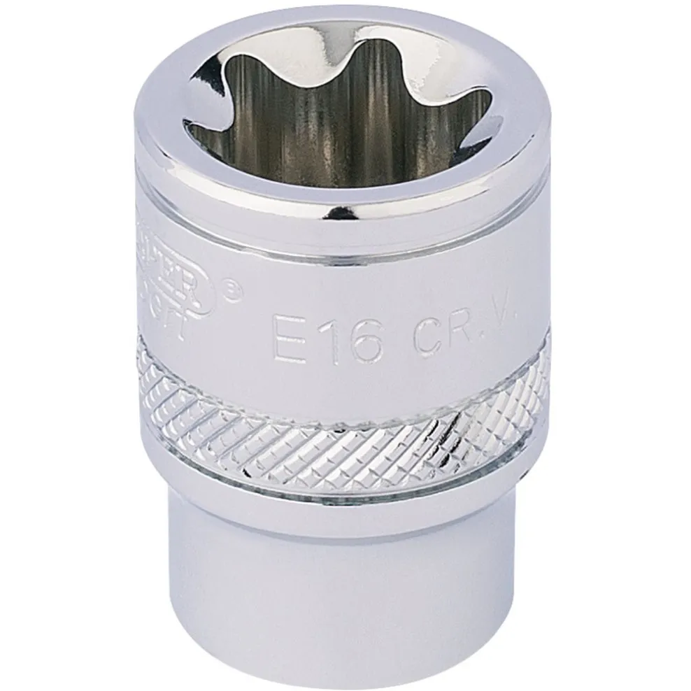 Draper Expert TX-STAR® Socket, 3/8" Sq. Dr., E16