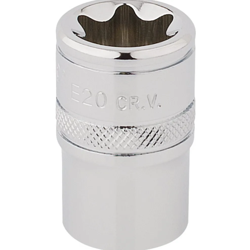 Draper Expert TX-STAR® Socket, 1/2" Sq. Dr., E20