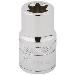 Draper Expert TX-STAR® Socket, 1/2" Sq. Dr., E14