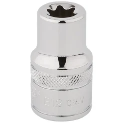 Draper Expert TX-STAR® Socket, 1/2" Sq. Dr., E12