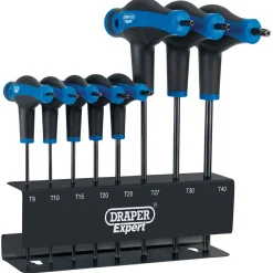 Draper Expert TX-STAR® Soft Grip Metric T-Handle Key Set (8 Piece)