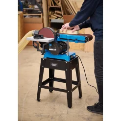 Draper Expert 230V Belt and Disc Sander With Tool Stand, 150mm, 750W