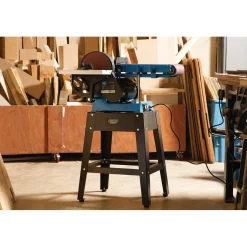 Draper Expert 230V Belt and Disc Sander With Tool Stand, 150mm, 750W