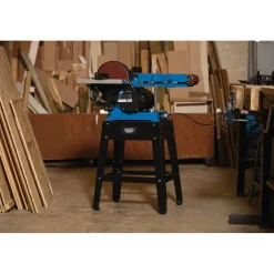 Draper Expert 230V Belt and Disc Sander With Tool Stand, 150mm, 750W