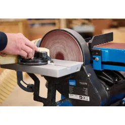 Draper Expert 230V Belt and Disc Sander With Tool Stand, 150mm, 750W