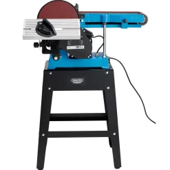 Draper Expert 230V Belt and Disc Sander With Tool Stand, 150mm, 750W